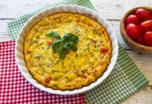Baked Caprese Frittata With Quinoa