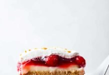 No Bake Cherry Cheesecake Lush