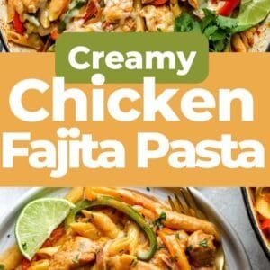 Creamy Chicken Fajita Pasta Recipe