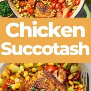 One Pan Chicken Succotash Recipe