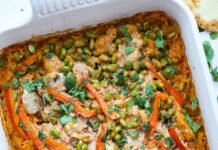 Coconut Curry Chicken and Rice Bake
