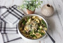 Orecchiette With Brocoli Rabe & Sausage