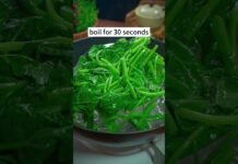 This is the most popular Chinese-style water spinach recipe and only calls for 4 ingredients.