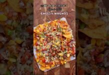 Cheesy Mexican Nachos 😋🫘 #shorts #nachos #easyrecipes #trending #asmr