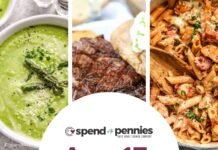 Weekly Meal Plan Aug 17, 2026
