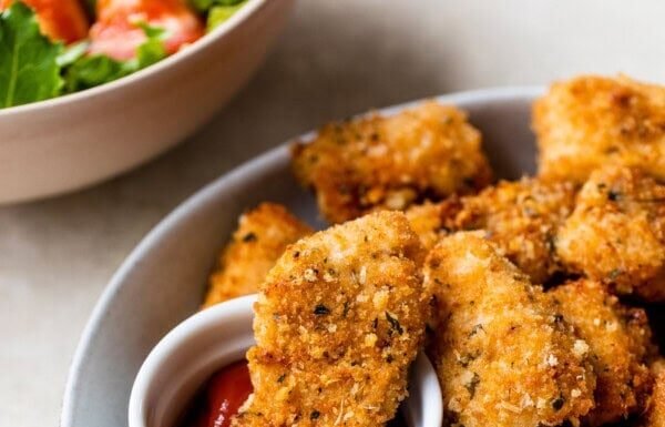 Baked Chicken Nuggets (Made with Chicken Breast)