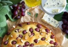 Rustic Grape Olive Oil Cake