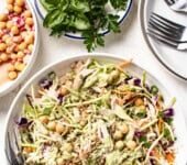 Green Goddess Chicken Chickpea Salad
