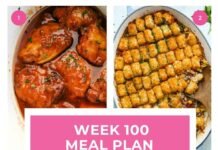 Weekly Meal Plan 100 | The Recipe Critic