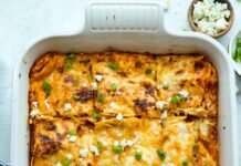Buffalo Chicken Lasagna (Creamy, Cheesy and Easy)