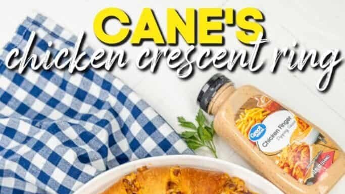 Cane’s Chicken Crescent Ring – Plain Chicken