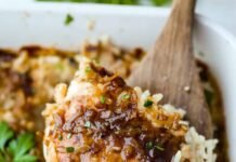 No Peek Chicken and Rice Casserole Recipe