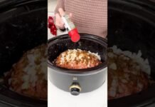 All in one crockpot dinner #recipe #easyrecipe #crockpot #meatloaf #frenchonion #dinner