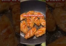 Simple Chicken Wing recipe #recipe #easyrecipe #chickenwings #chinesefood #chinesecuisine