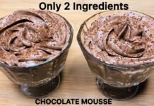Only 2 Ingredients Chocolate Mousse in 15 Minutes | Chocolate Dessert Recipe | Chocolate Mousse