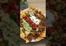 Recette de NACHOS, un plat Mexicain 🇲🇽#ideerecette #coupedumonde #football #nachos #recette