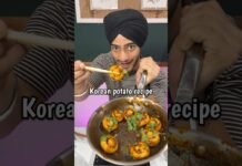 Korean Potato recipe 😱 at home | street food @Param_aedy #shorts #shortsfeed