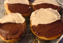 Homemade Pumpkin Half Moon Cookies