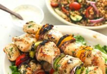 Grilled Chicken Kabobs – Immaculate Bites