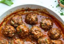 Grandma’s Porcupine Meatballs