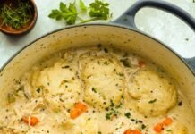 Chicken and Dumpling Soup with Homemade Dumplings