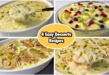 4 Easy Dessert Recipes That any one can make in Minutes 😍