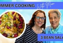 Summer Cooking || Homemade Three Beans Salad || An Amish Recipe
