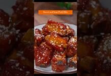 Sweet and Sour Pork Ribs Recipe #foodie #chineserecipe #chinesefood #porkribs