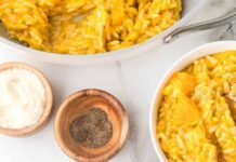 Creamy Butternut Squash Orzo Risotto with Sage