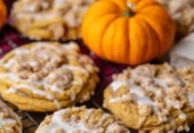 Pumpkin Coffee Cake Cookies