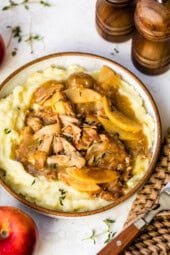 Crockpot Chicken with Apples (Easy High-Protein Dinner)