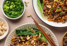 Ground Lamb Dan Dan Noodles